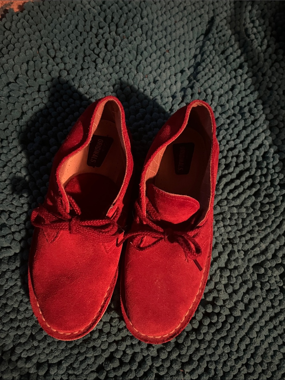 Skechers Red Casual Lace-Up Sneakers with Cream Soles